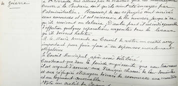 1940 : la municipalité accorde des aides aux réfugiés de guerre